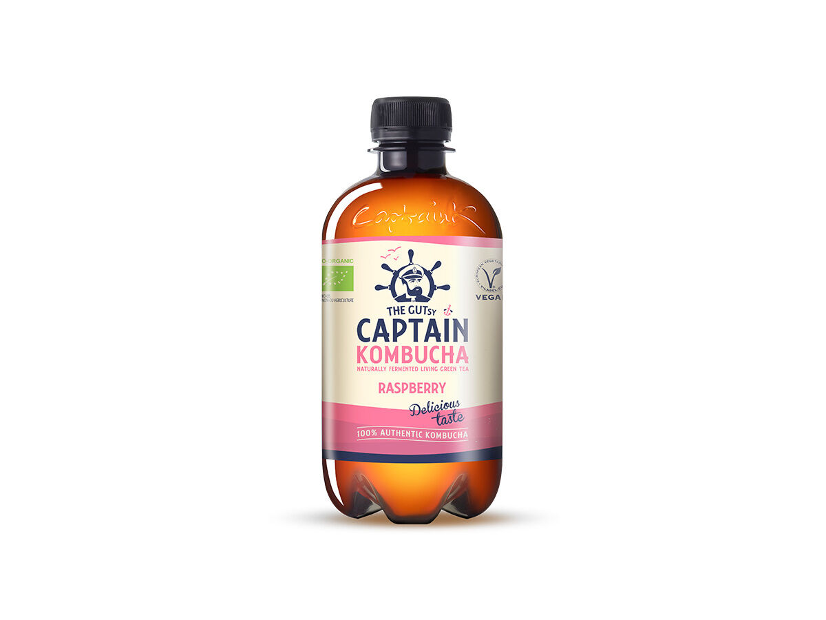 KOMBUCHA THE GUTSY CAPTAIN FRAMBOESA BIO 400ML image number 0
