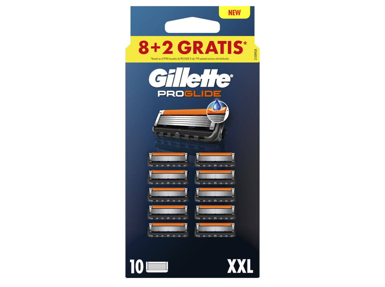 RECARGA L&Acirc;MINAS GILLETTE PROGLIDE 8+2UN image number 1
