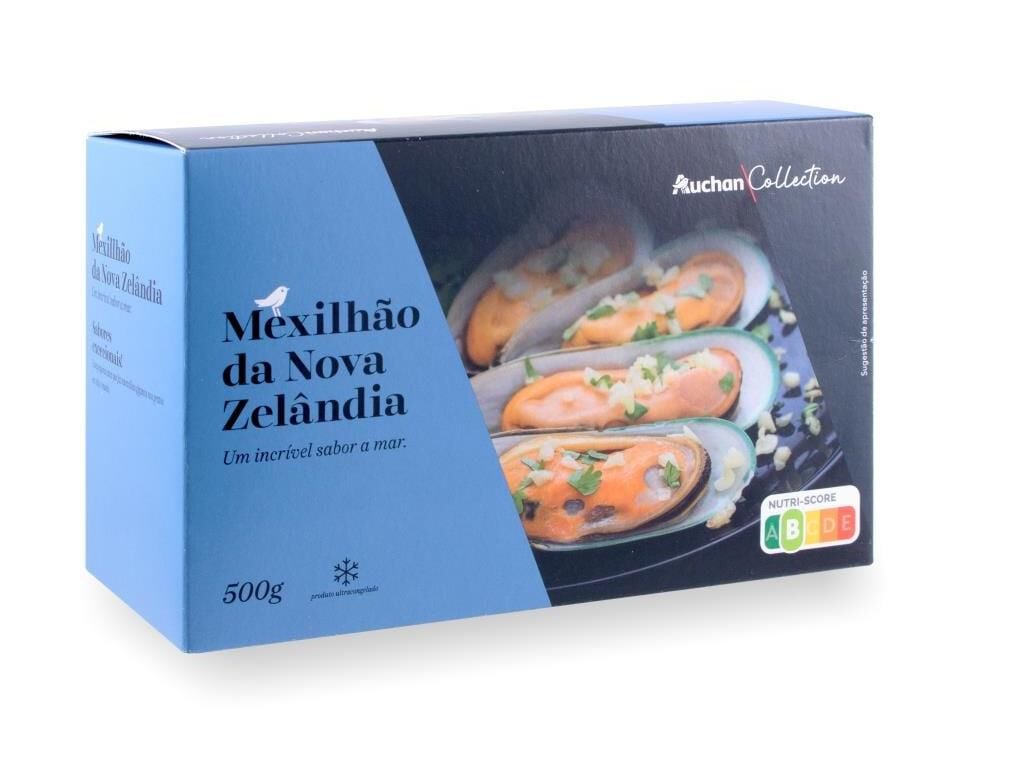 MEXILH&Atilde;O DA NOVA ZEL&Acirc;NDIA AUCHAN COLLECTION EM MEIA CONCHA 500G
