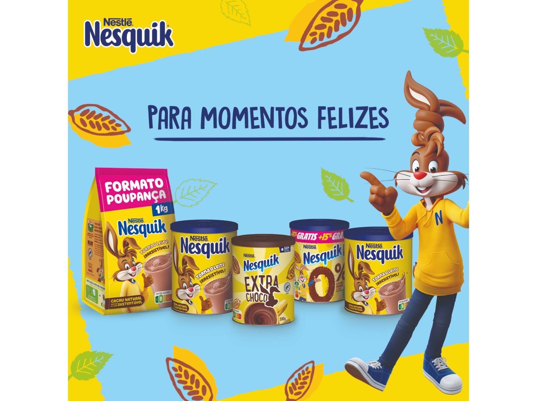 ACHOCOLATADO NESQUIK EXTRA CHOCOLATE 390G image number 2