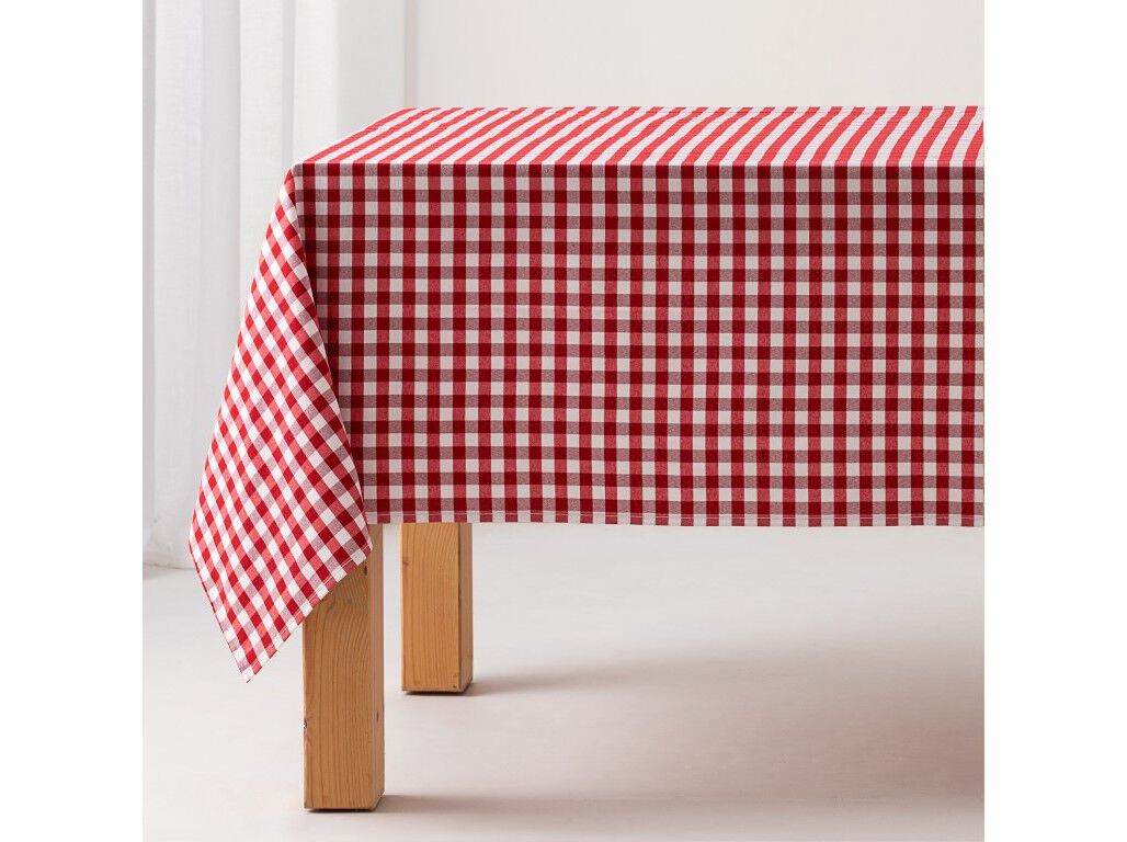 TOALHA MESA FIESTA VERMELHO 150X150 CM