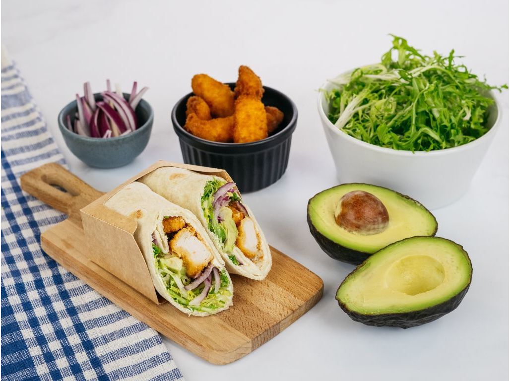 WRAP DE PANADO DE FRANGO SABORES AUCHAN UN image number 1