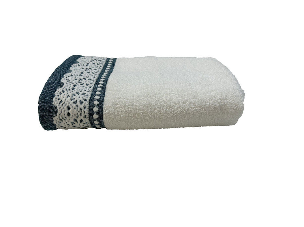 TOALHA M&Atilde;OS MUNDOTEXTIL PETROLEO 50X100 CM