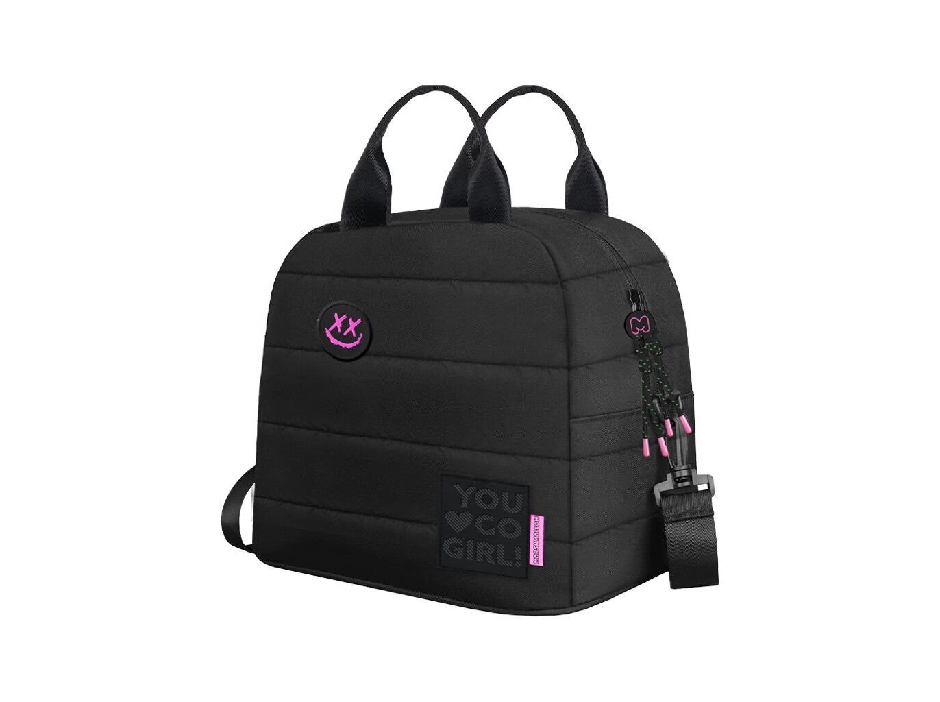 LANCHEIRA MARSHMALLOW NOXY PRETO 21X24X12CM