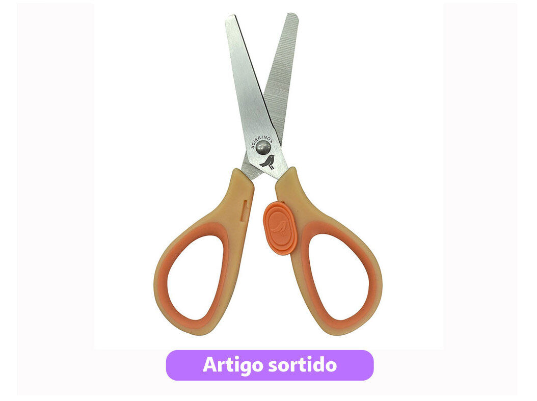 TESOURA AUCHAN 13CM CORES SORTIDAS image number 1