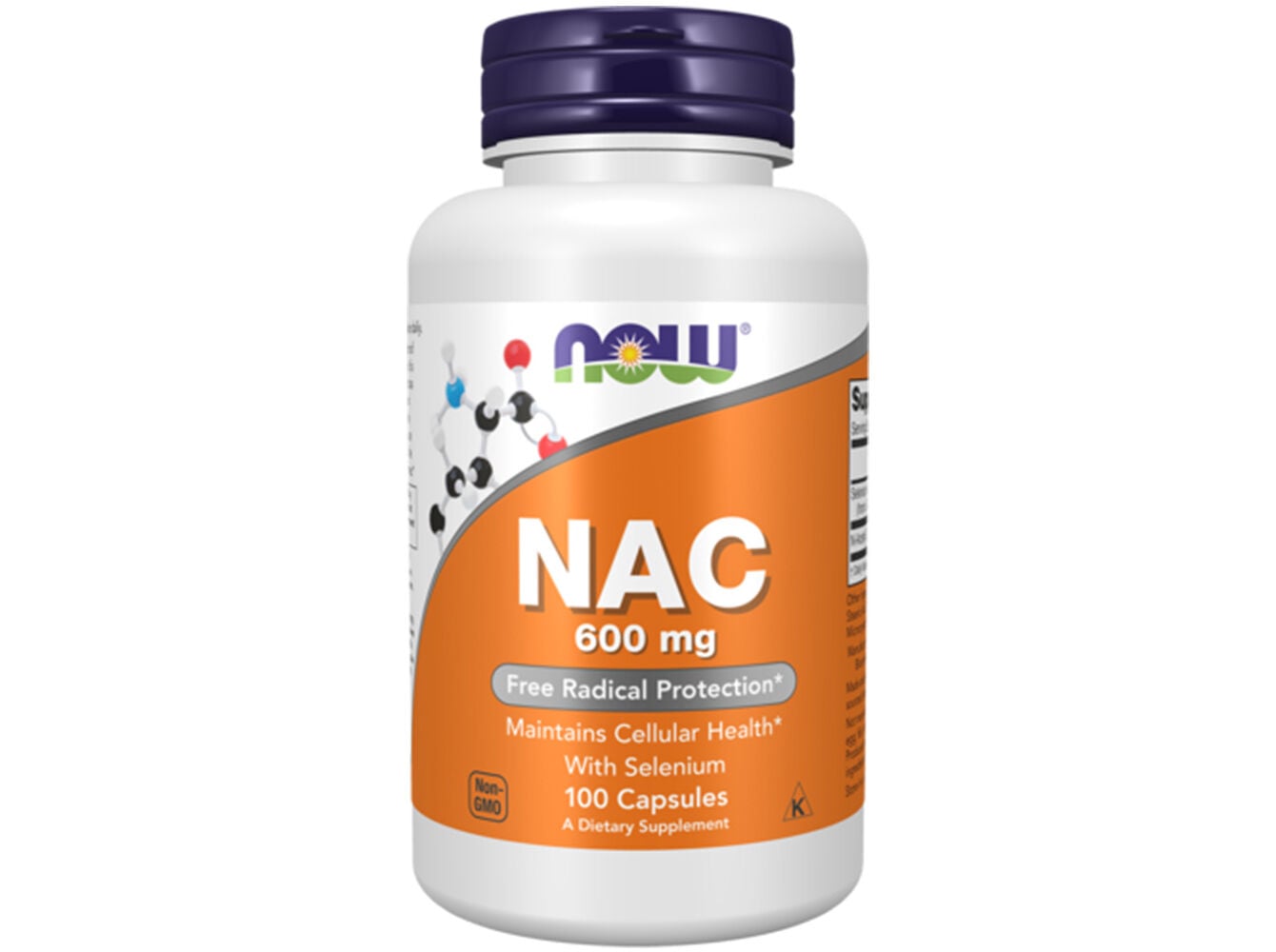 SUPLEMENTO NOW FOODS NAC 600 MG 100 C&Aacute;P image number 0