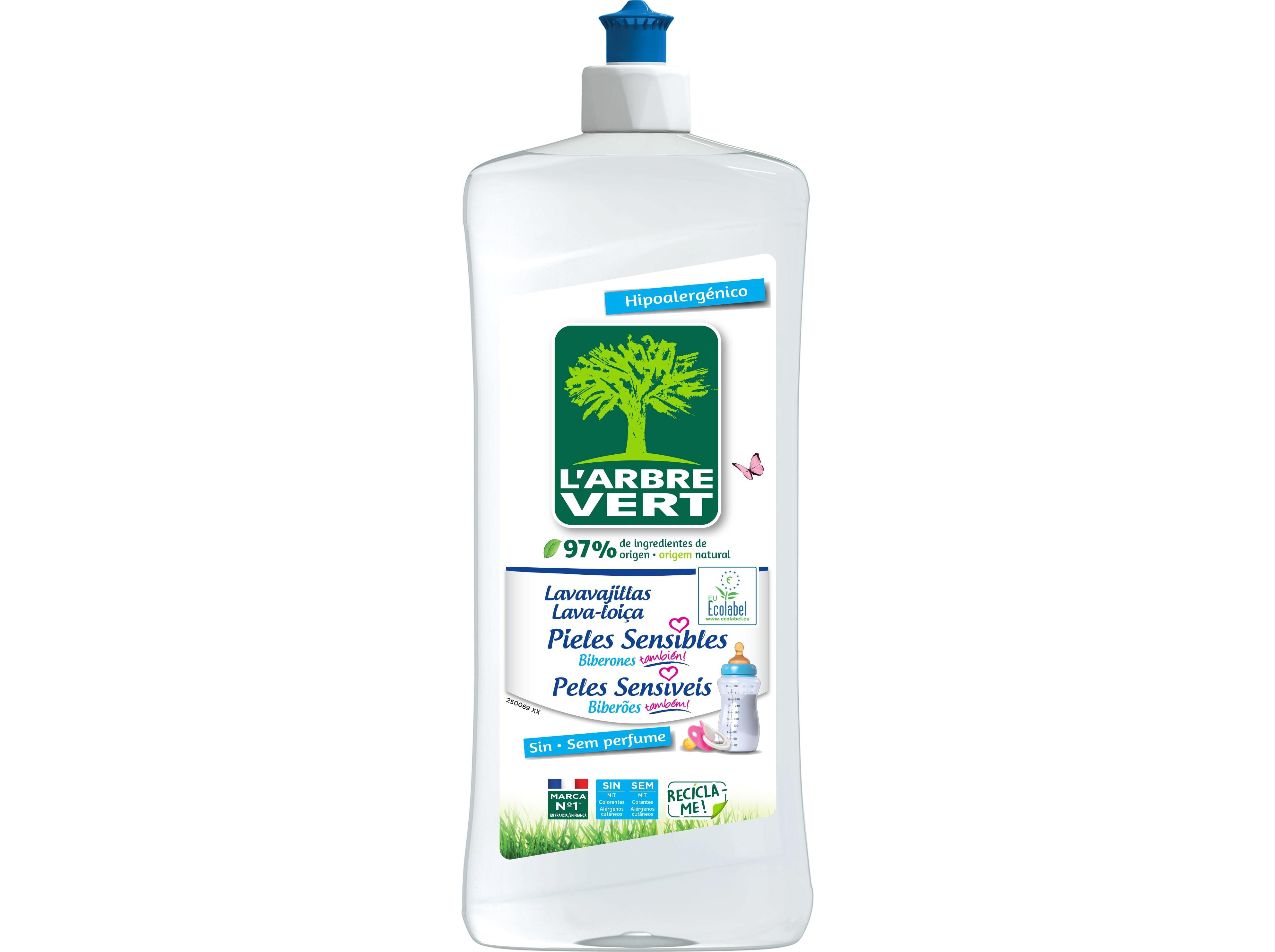 DETERGENTE LOI&Ccedil;A MANUAL L'ARBRE VERT PELES SENS&Iacute;VEIS 750ML