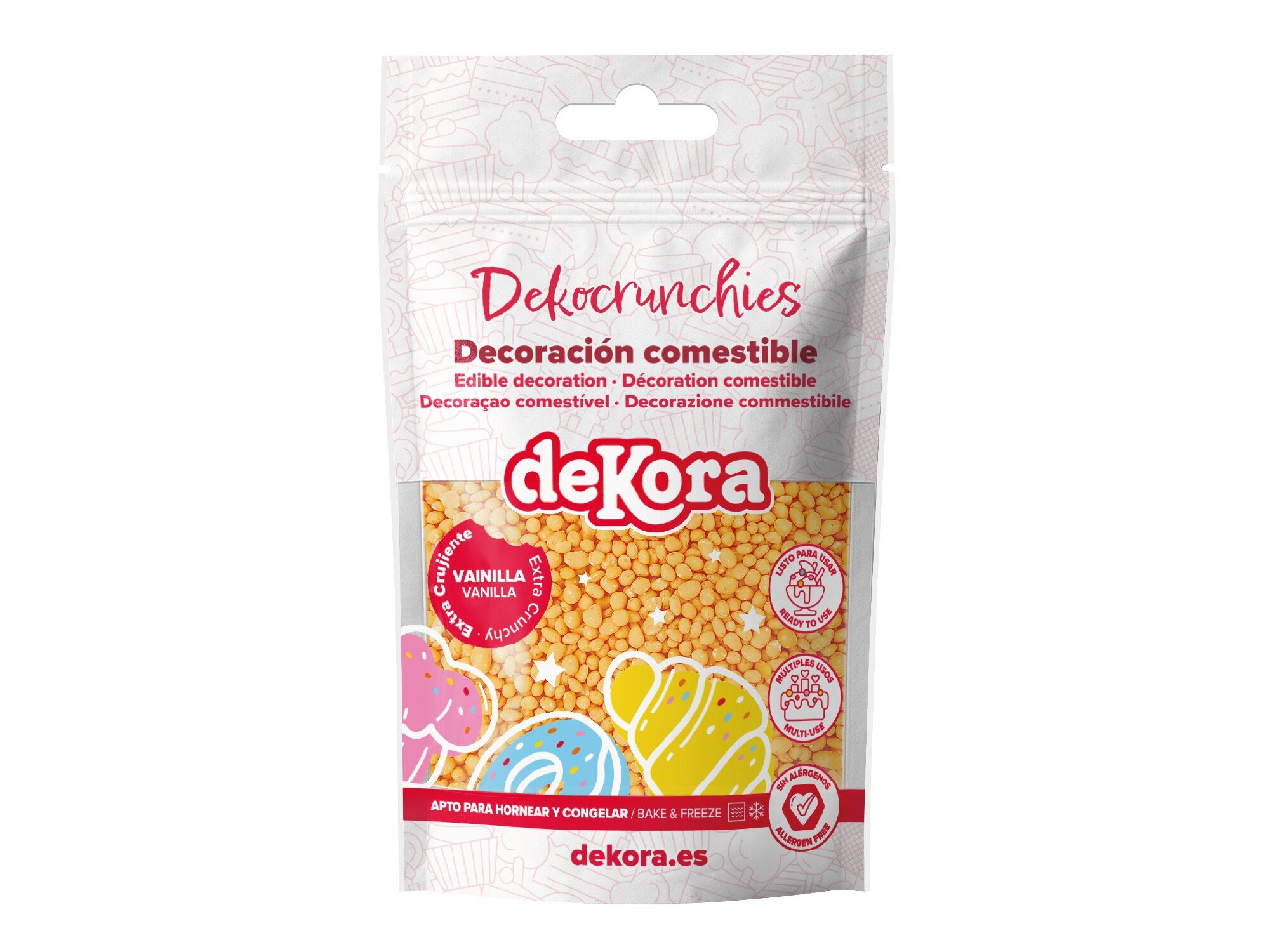 DEKOCRUNCHIES DEKORA BAUNILHA 100G image number 0