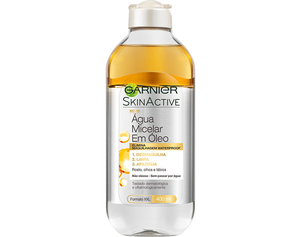 &Aacute;GUA GARNIER MICELAR SKIN NATURAL OIL INFUS&Atilde;O 400ML image number 0