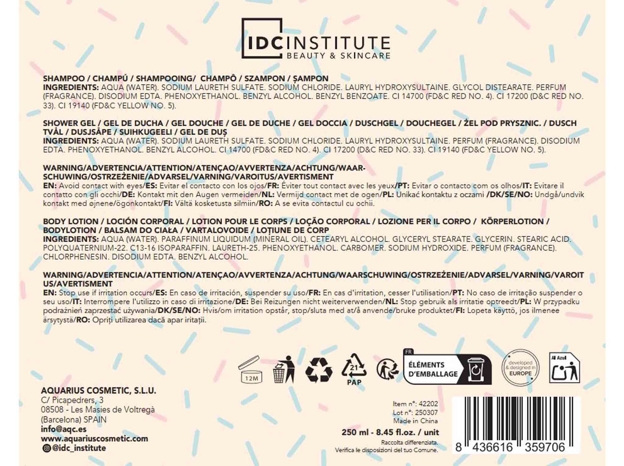 SET BANHO IDC INSTITUTE 3PCS image number 1