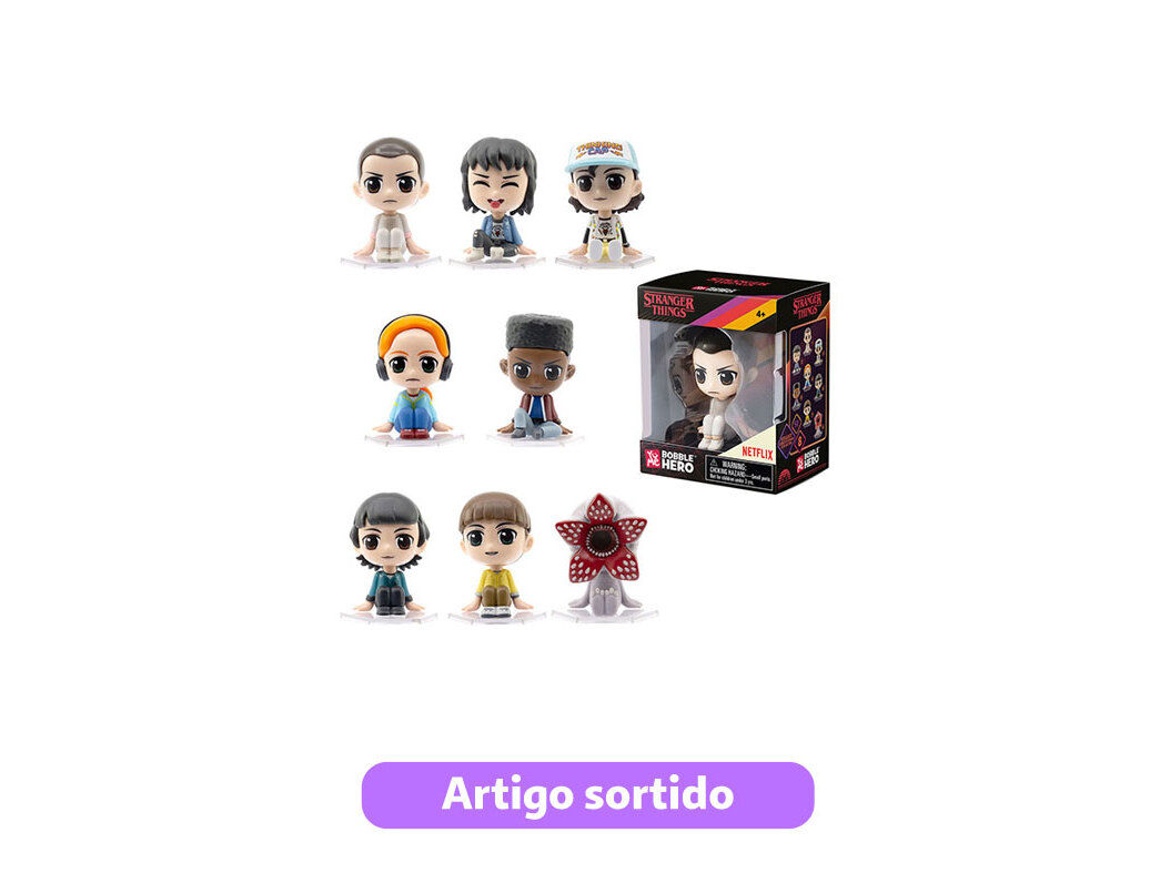 BOBBLE HERO STRANGER THINGS YU ME MODELOS SORTIDOS image number 0