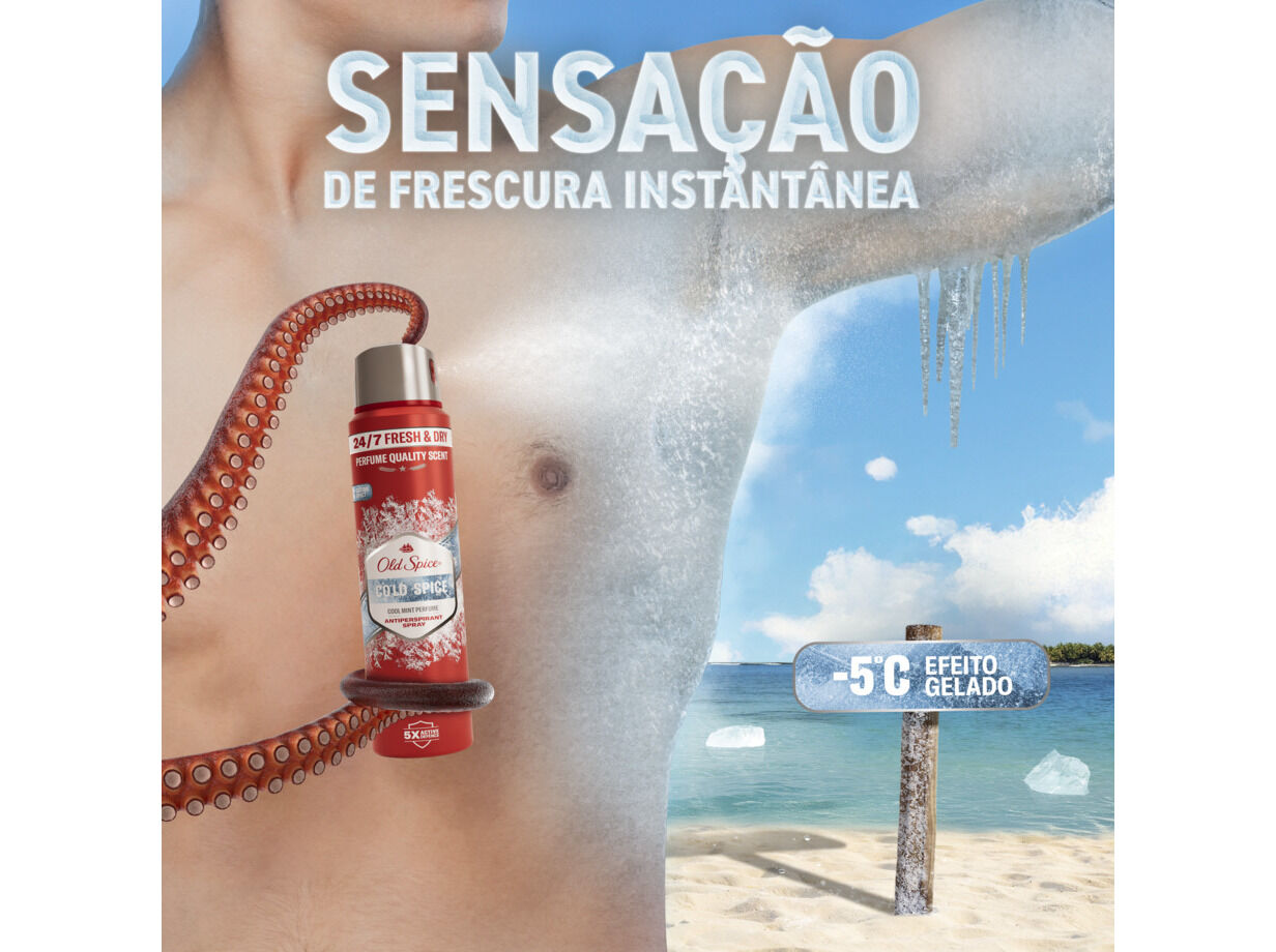 DESODORIZANTE SPRAY OLD SPICE COLD SPICE 150 ML image number 6