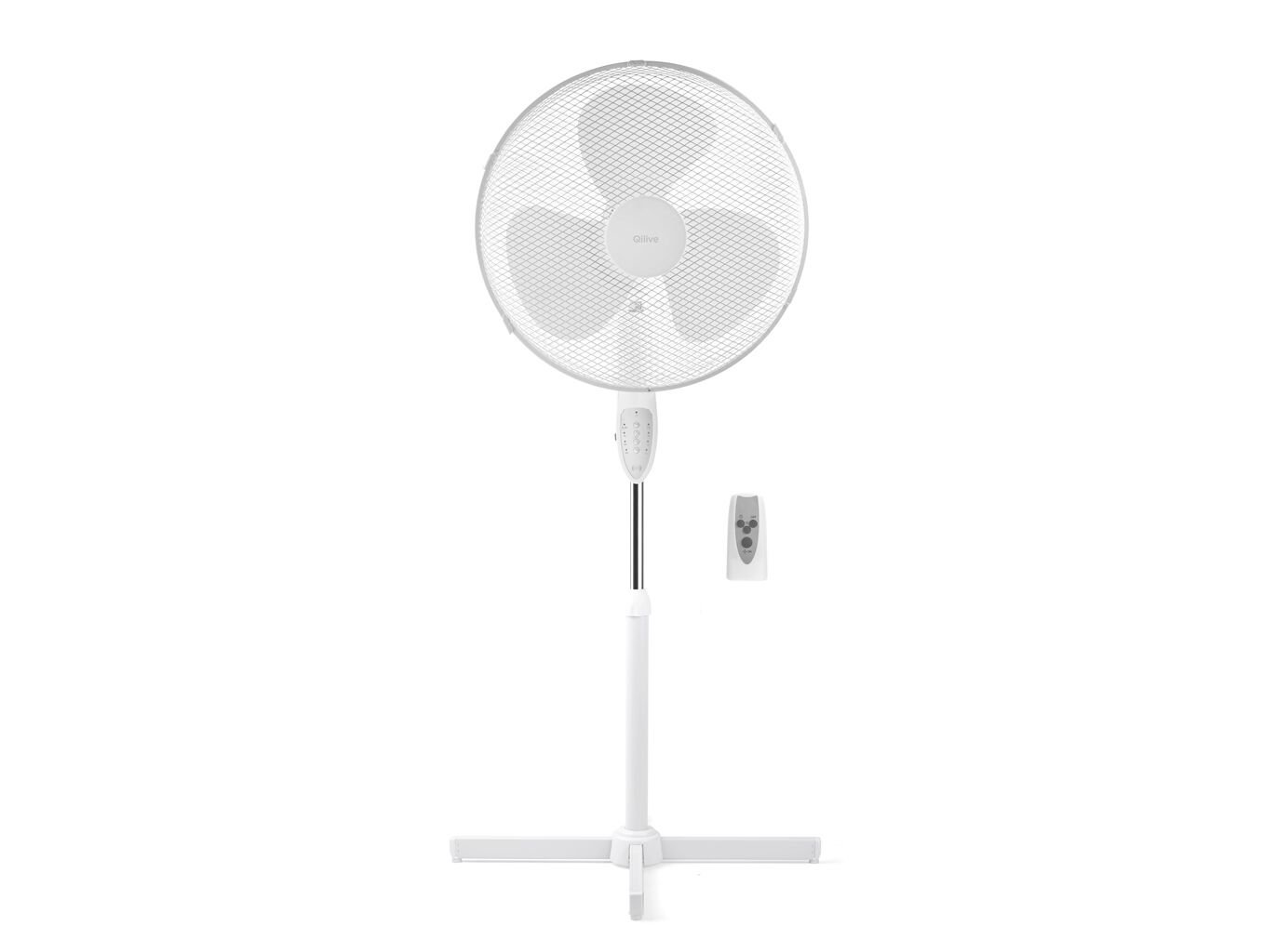 VENTOINHA DE P&Eacute; QILIVE Q.6847 BRANCA R/C 40CM