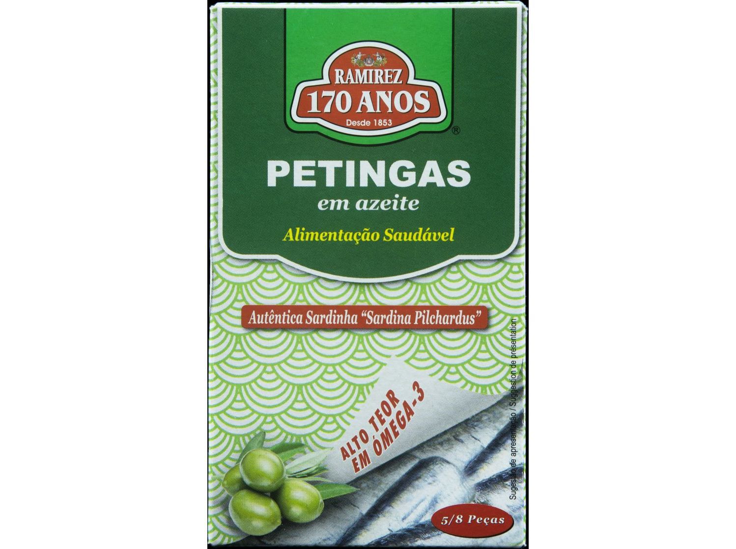 PETINGA RAMIREZ EM AZEITE 90(63)G