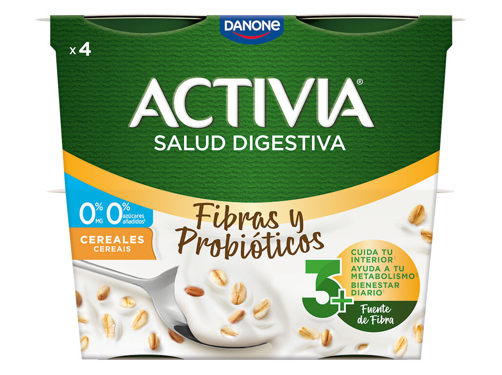 IOGURTE BIFIDUS ACTIVIA CEREAIS 00% 4X115G