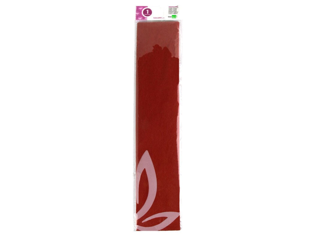 PAPEL CREPE LIDERPAPEL VERMELHO 50CMX2.5M image number 0