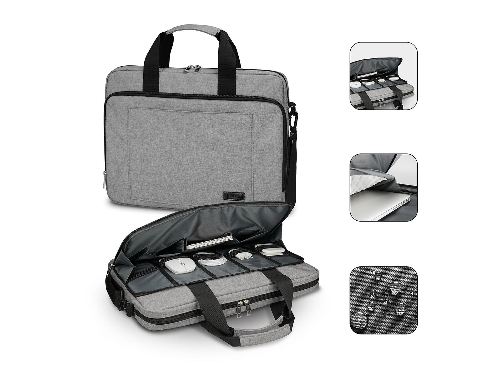 MALA PARA PC SUBBLIM AIR PADDING 133-14" CINZA image number 2