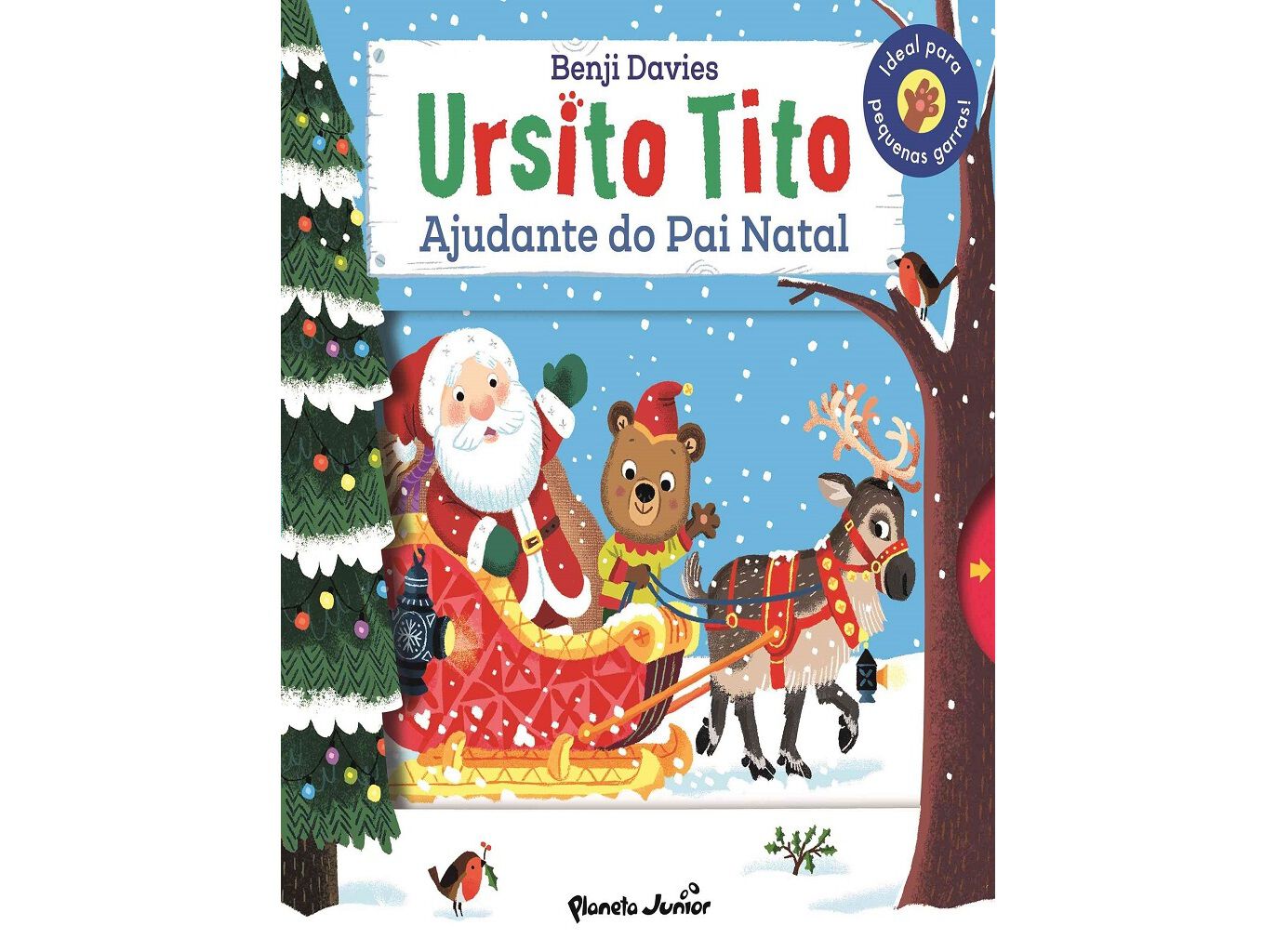 LIVRO URSITO TITO - AJUDANTE DO PAI NATAL DE BENJI DAVIES image number 0