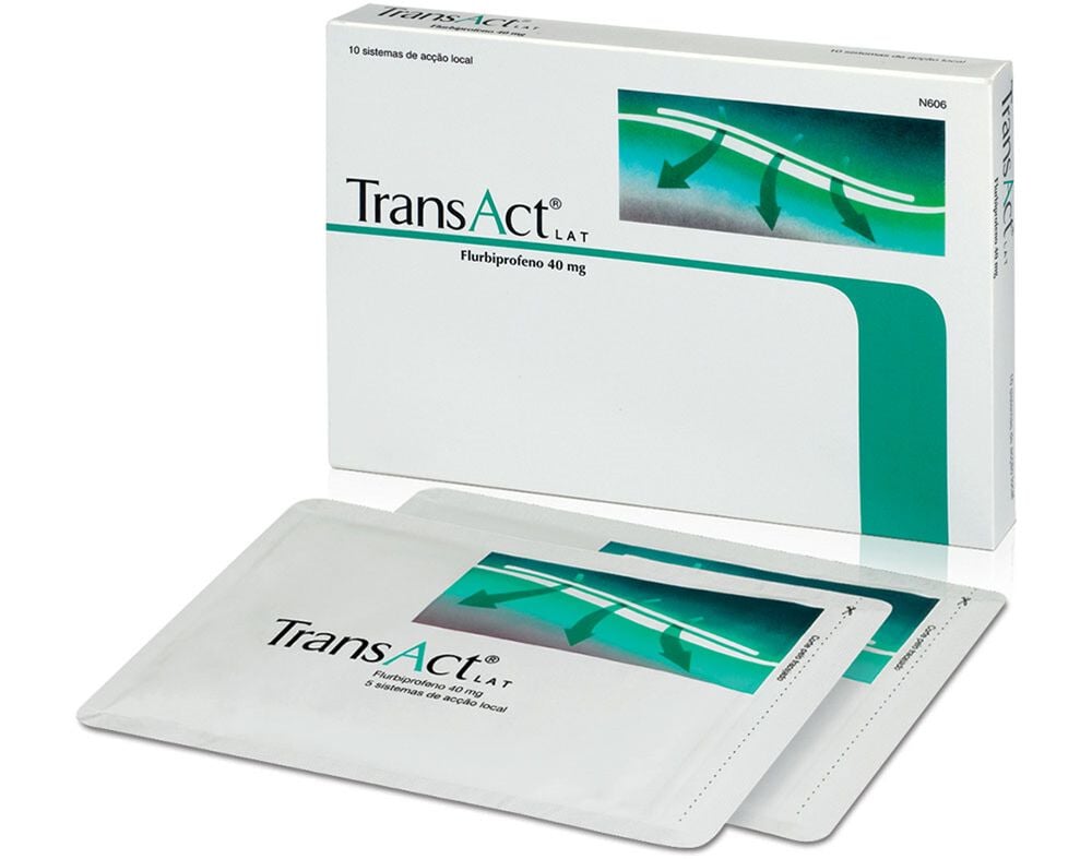 PENSOS TRANSACT LAT IMPREGNADOS 40MG 10UN