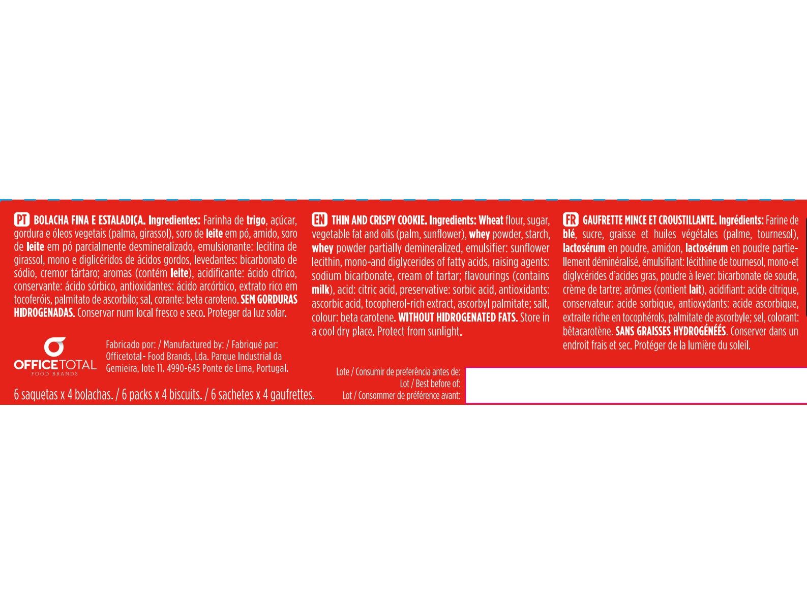 BOLACHA SABOROSA BELGA DE MANTEIGA 220G image number 1