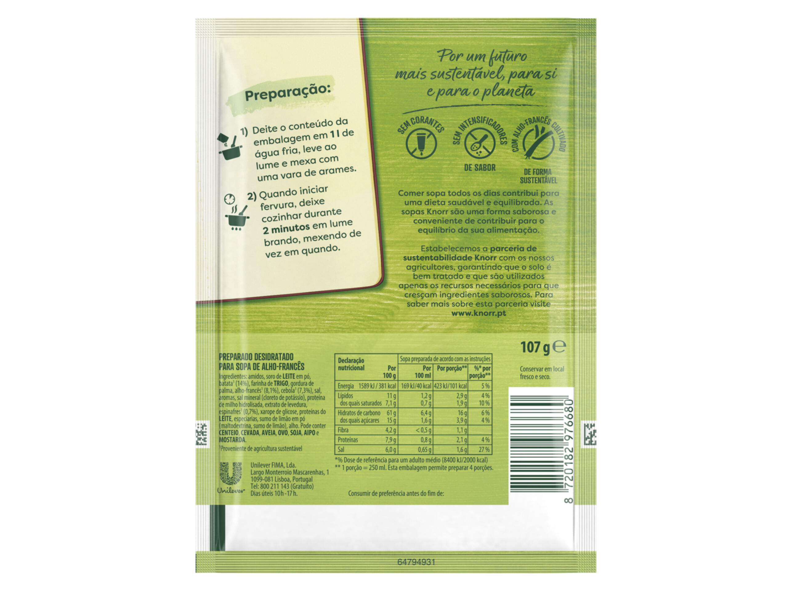 SOPA DE ALHO FRANC&Ecirc;S KNORR 107GR image number 1