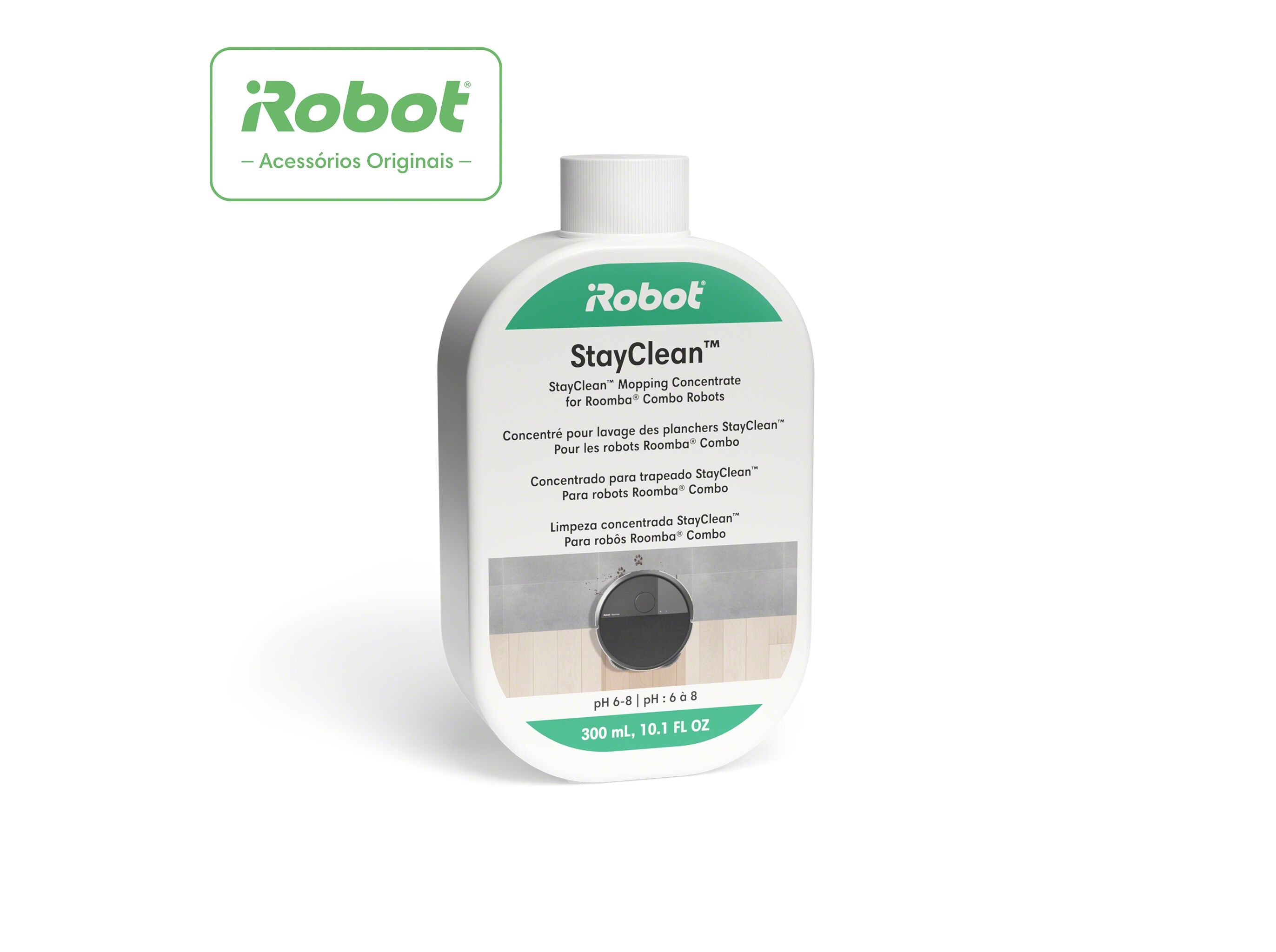 CONCENTRADO DE LIMPEZA STAYCLEANT ROOMBA COMBO 405 505 E 705