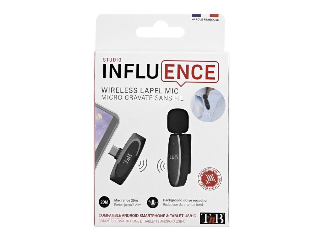MICROFONE LAPELA TNB INLAPMICWL USB-C SEM FIOS image number 4