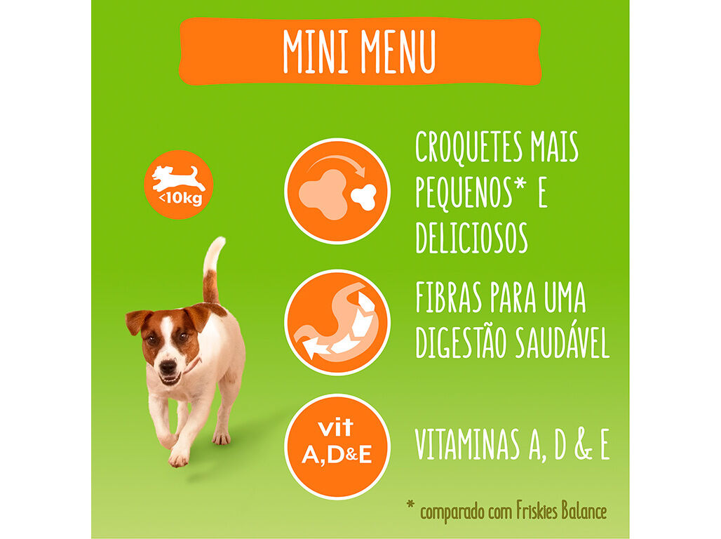 RA&Ccedil;&Atilde;O C&Atilde;O FRISKIES MINI MENU FRANGO 3KG image number 3