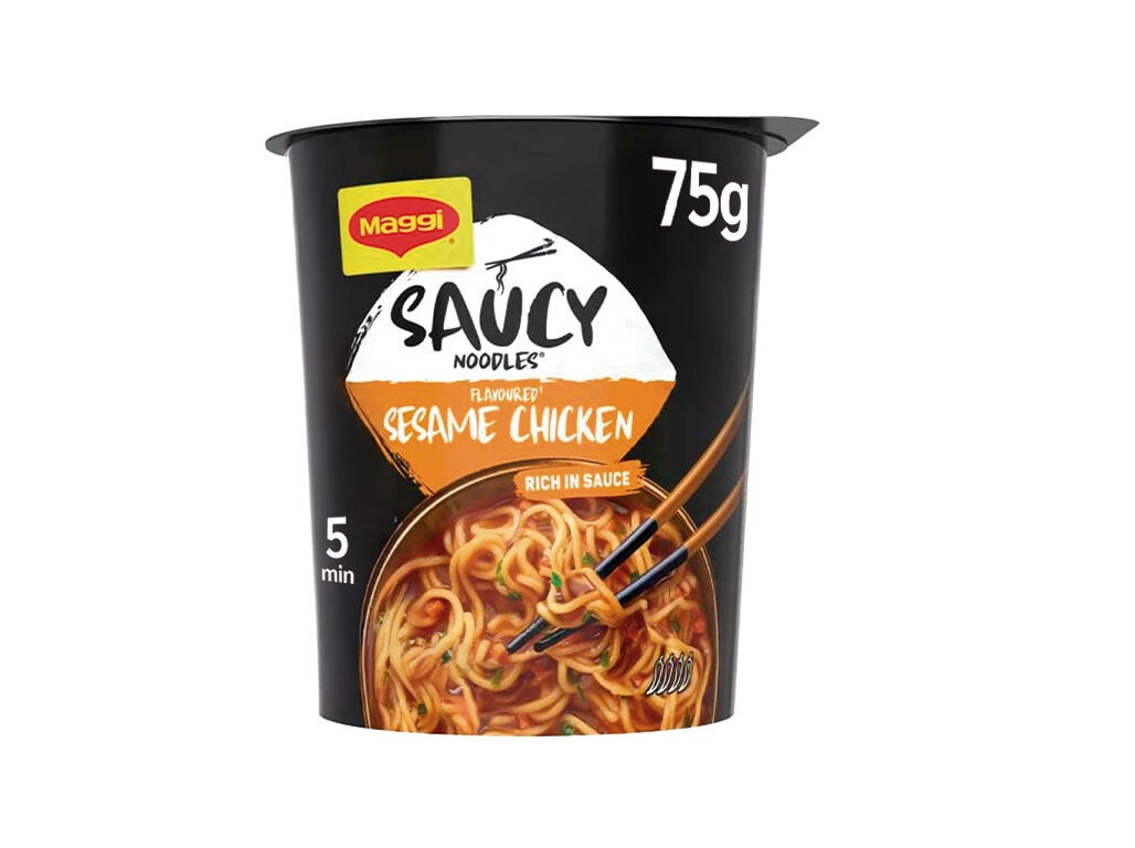 NOODLES MAGGI SAUCY CHICKEN SESAME CUP 75G image number 0