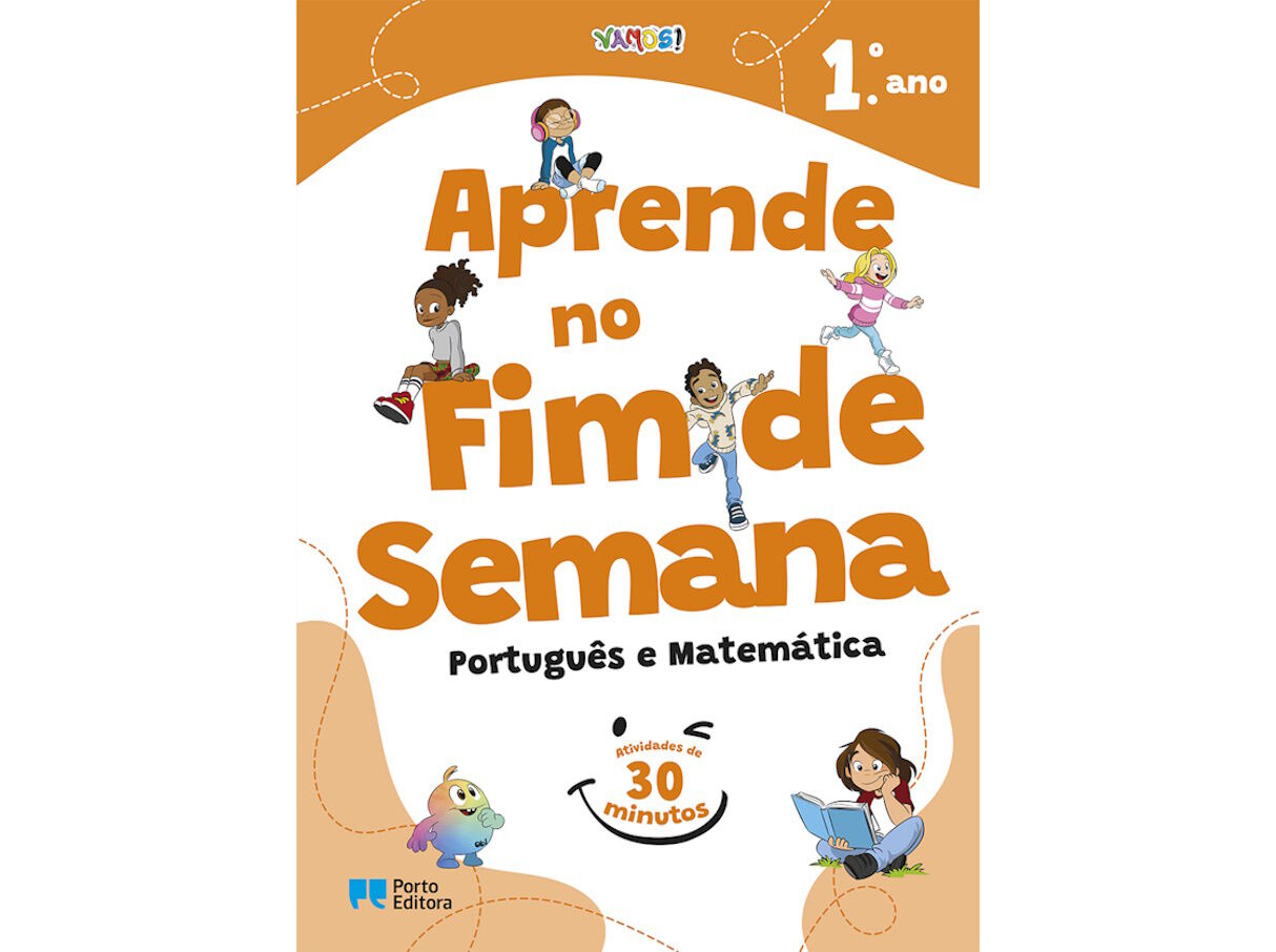 LIVRO VAMOS! - APRENDE NO FIM DE SEMANA - PORTUGU&Ecirc;S E MATEM&Aacute;TICA - 1.&ordm; ANO - ATIVIDADES DE 30 MINUTO image number 0