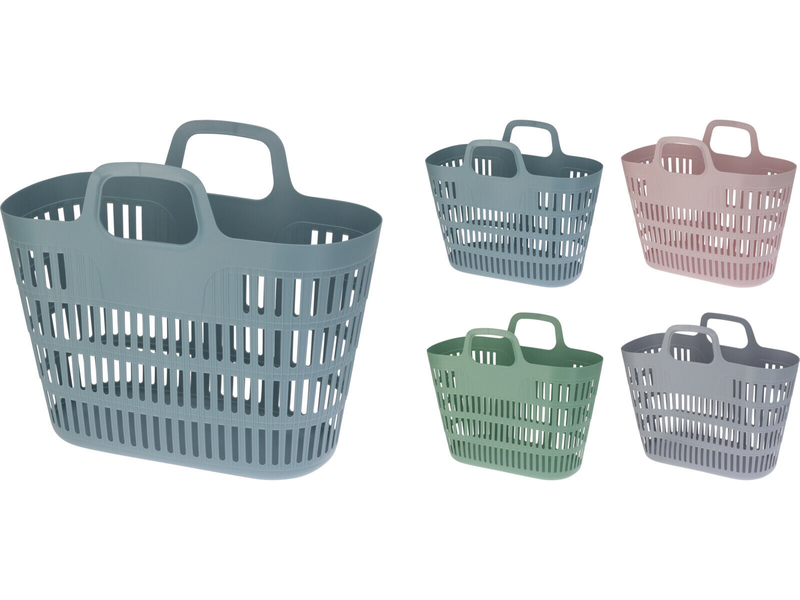 CESTO PARA COMPRAS 25L CORES SORTIDAS image number 1