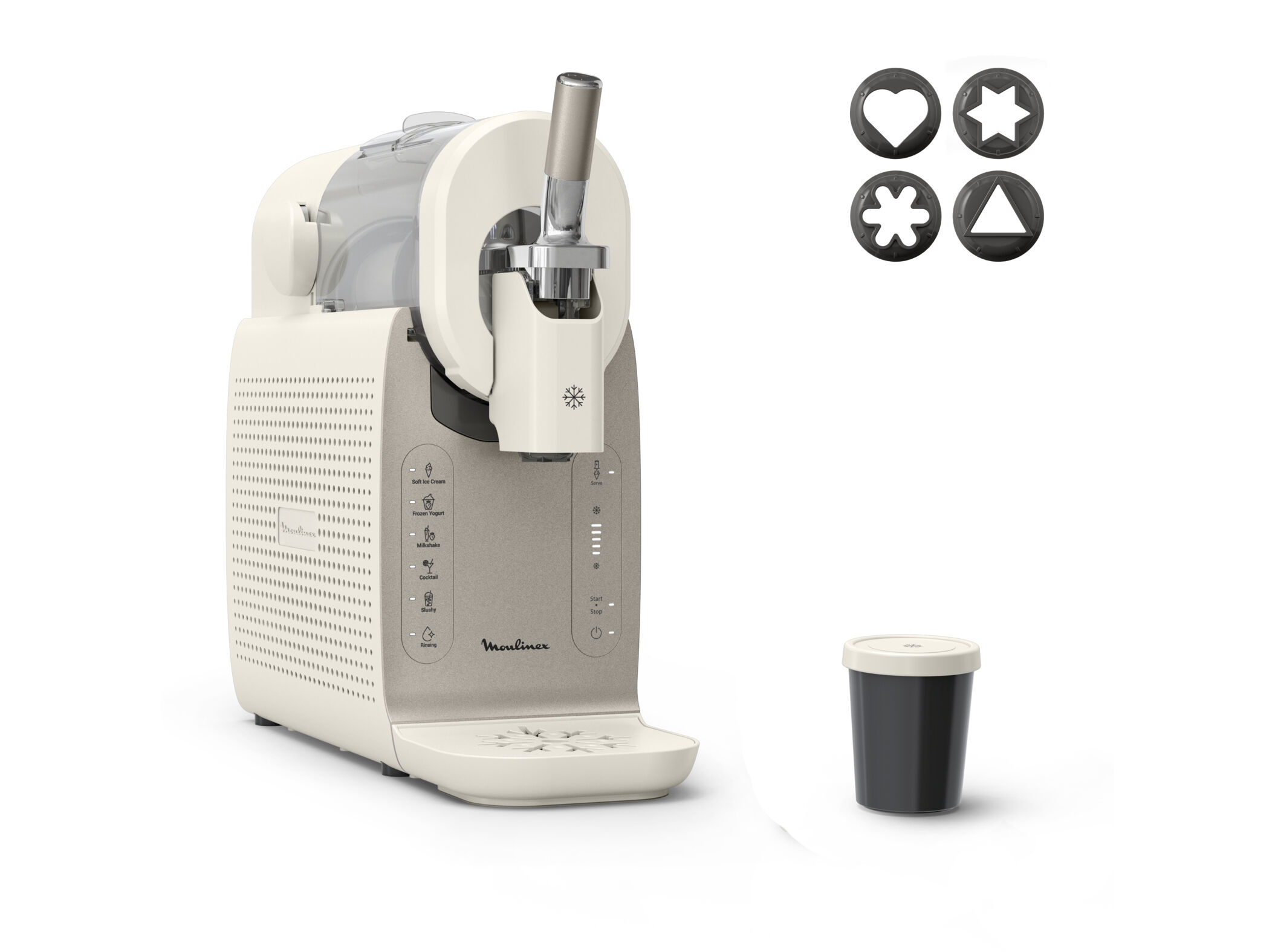 M&Aacute;QUINA DE GELADOS MOULINEX FREEZI MJ803AF0 2L COMPRESSOR INTEGRADO
