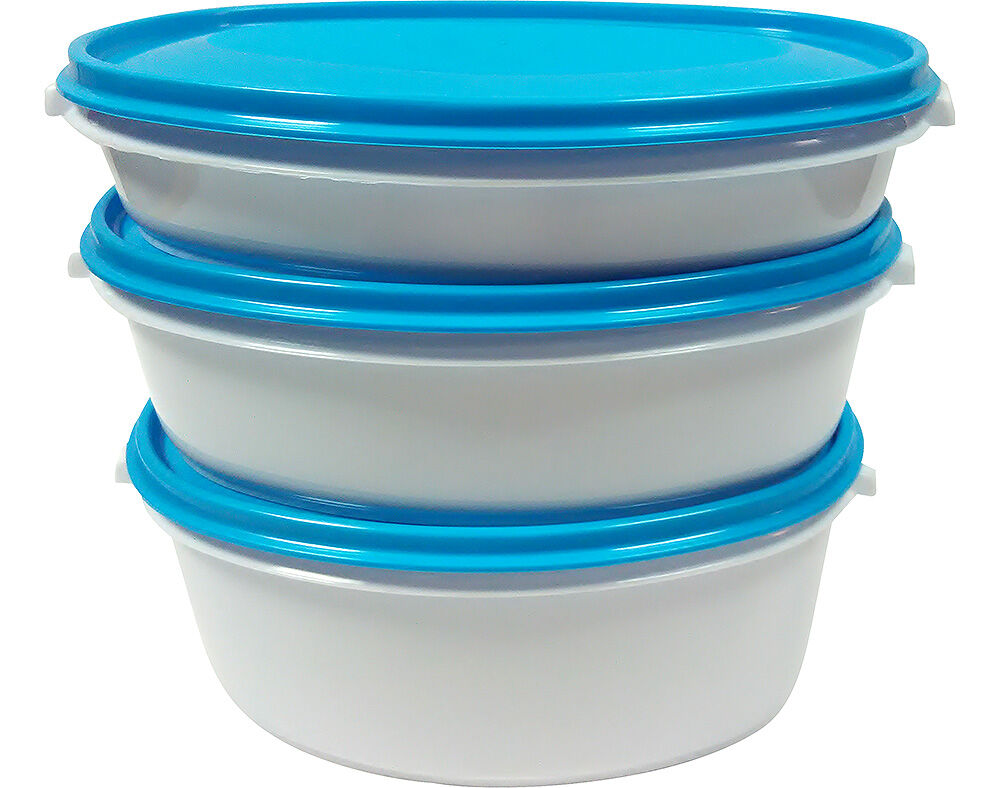 CAIXAS HERM&Eacute;TICAS OVAL 0.46+0.80+1.25L PACK 3 UNIDADES image number 0