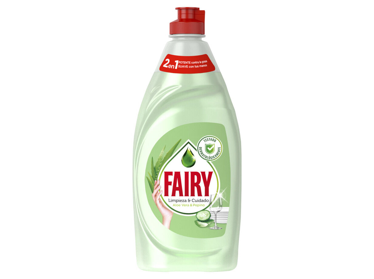 DETERGENTE LOI&Ccedil;A MANUAL FAIRY ALOE VERA 520ML image number 1