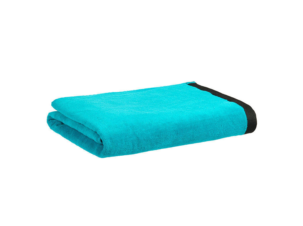 TOALHA PRAIA AVELUDADA ACTUEL COLORAMA B AZUL 360G 90X160CM