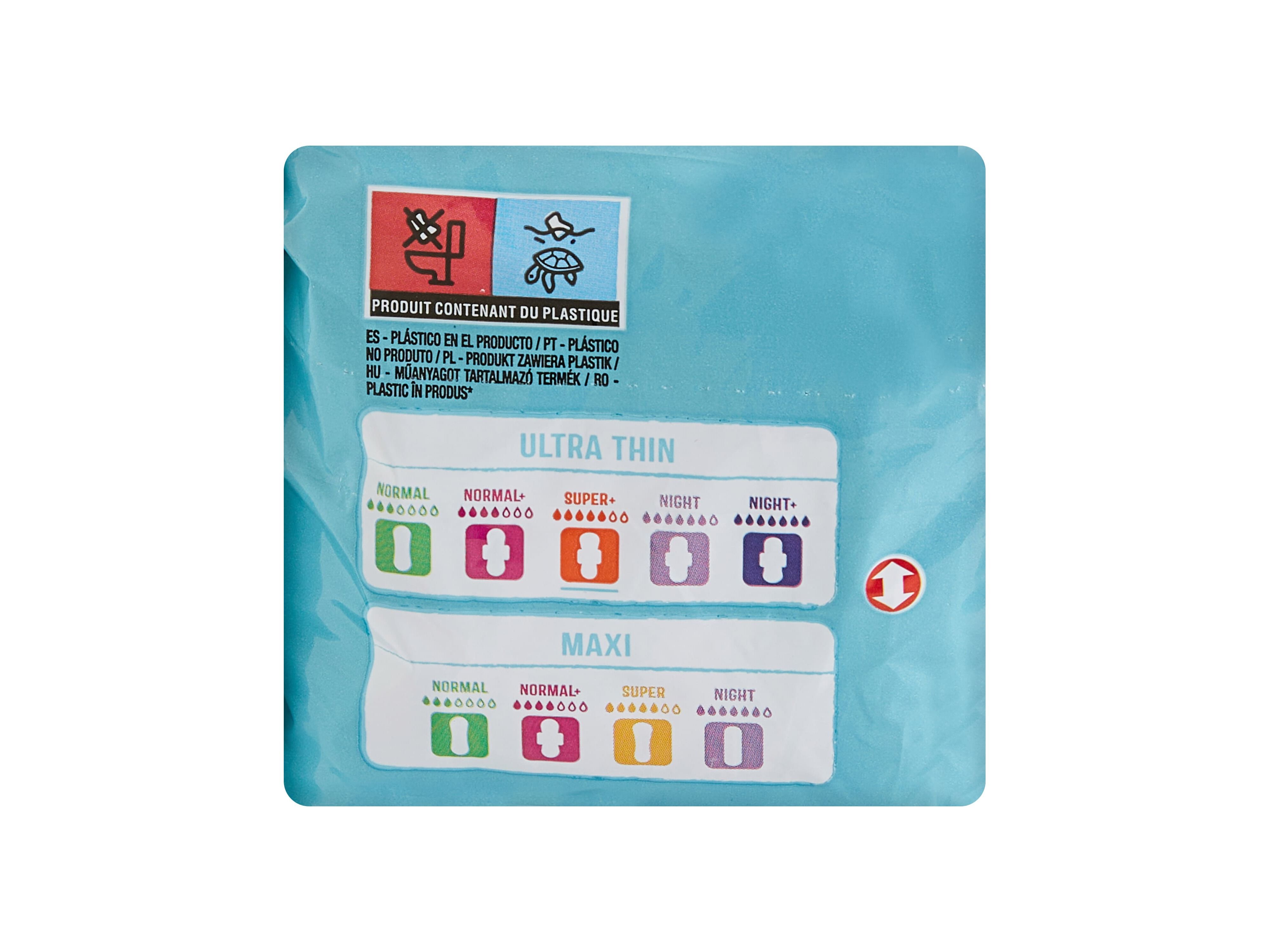 PENSOS HIGI&Eacute;NICOS AUCHAN ULTRA FINO SUPER COM ABAS BOLSA 12UN image number 3