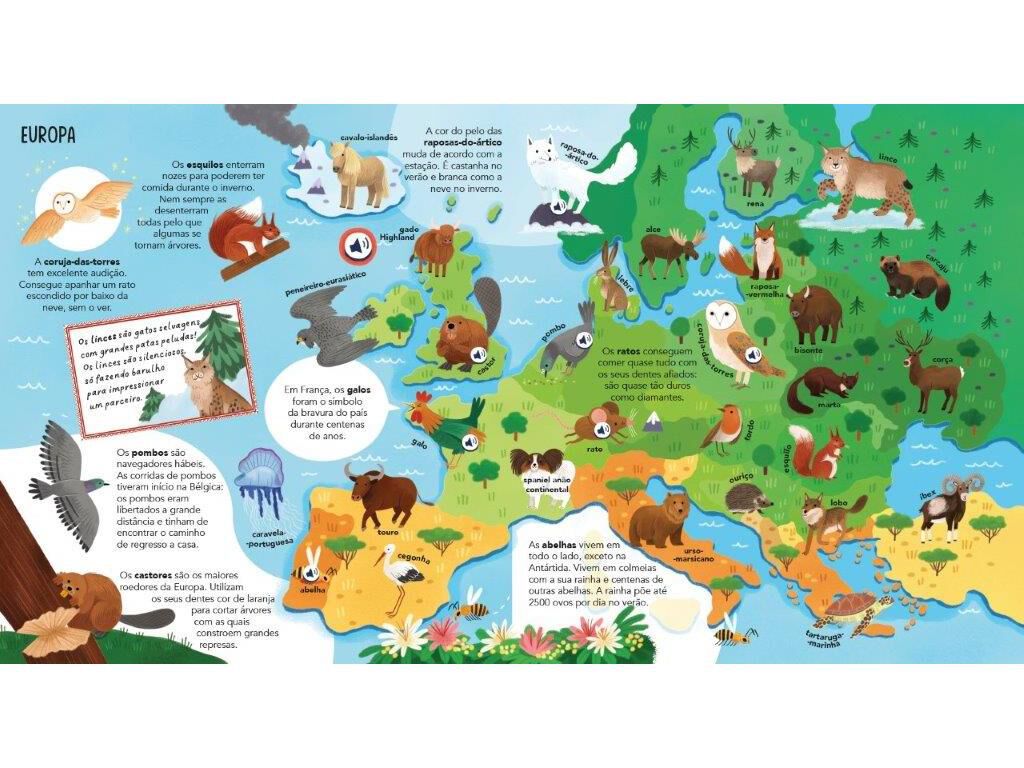 LIVRO O MEU PRIMEIRO ATLAS SONORO DOS ANIMAIS image number 1