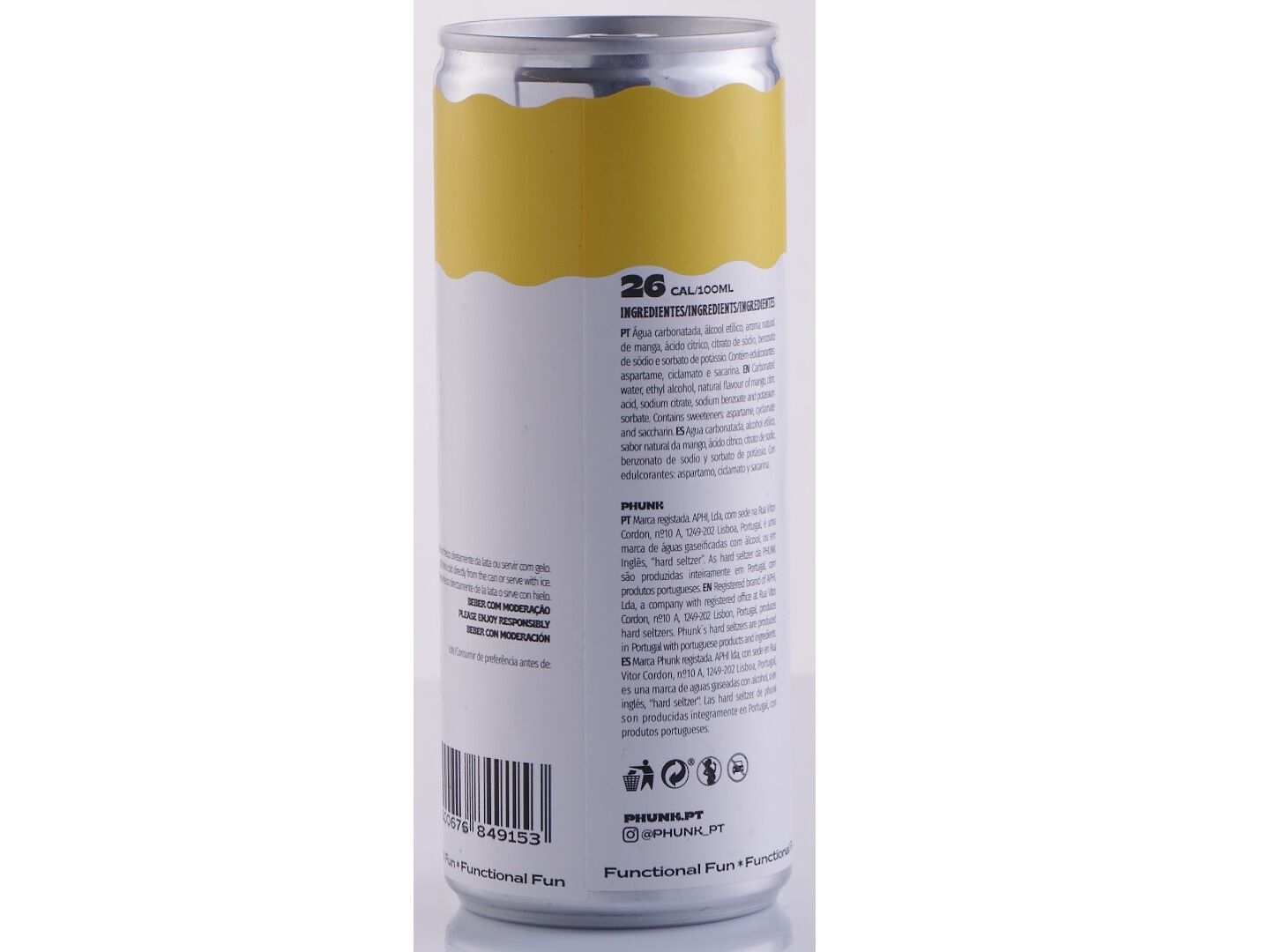 HARD SELTZER PHUNK MANGO 0.25 L image number 1