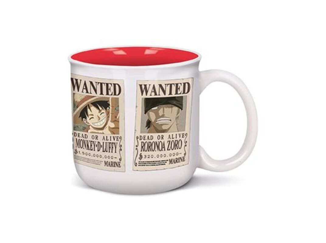 CANECA ONE PIECE WANTED 400ML image number 0