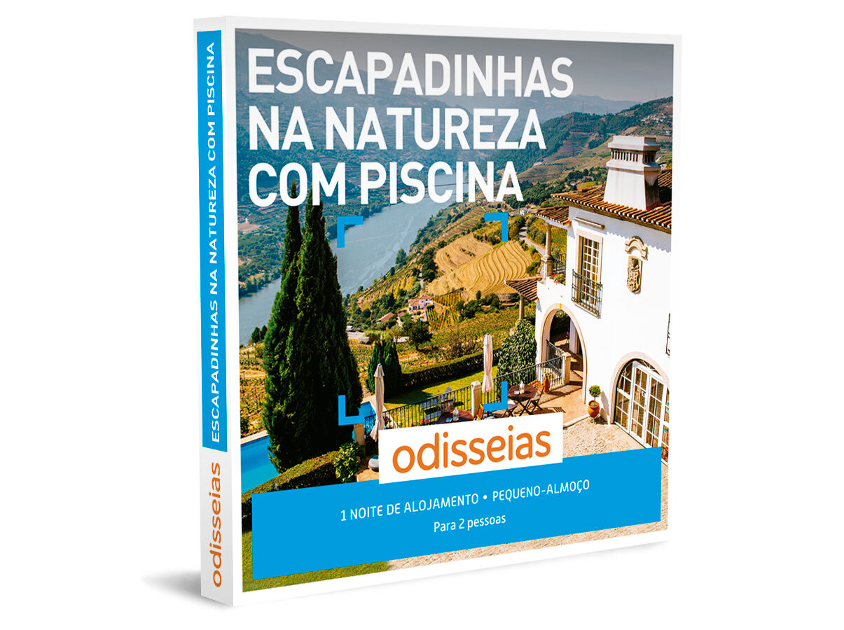 PACK ODISSEIAS ALOJAMENTO ESCAPADINHAS NA NATUREZA COM PISCINA PARA 2 PESSOAS