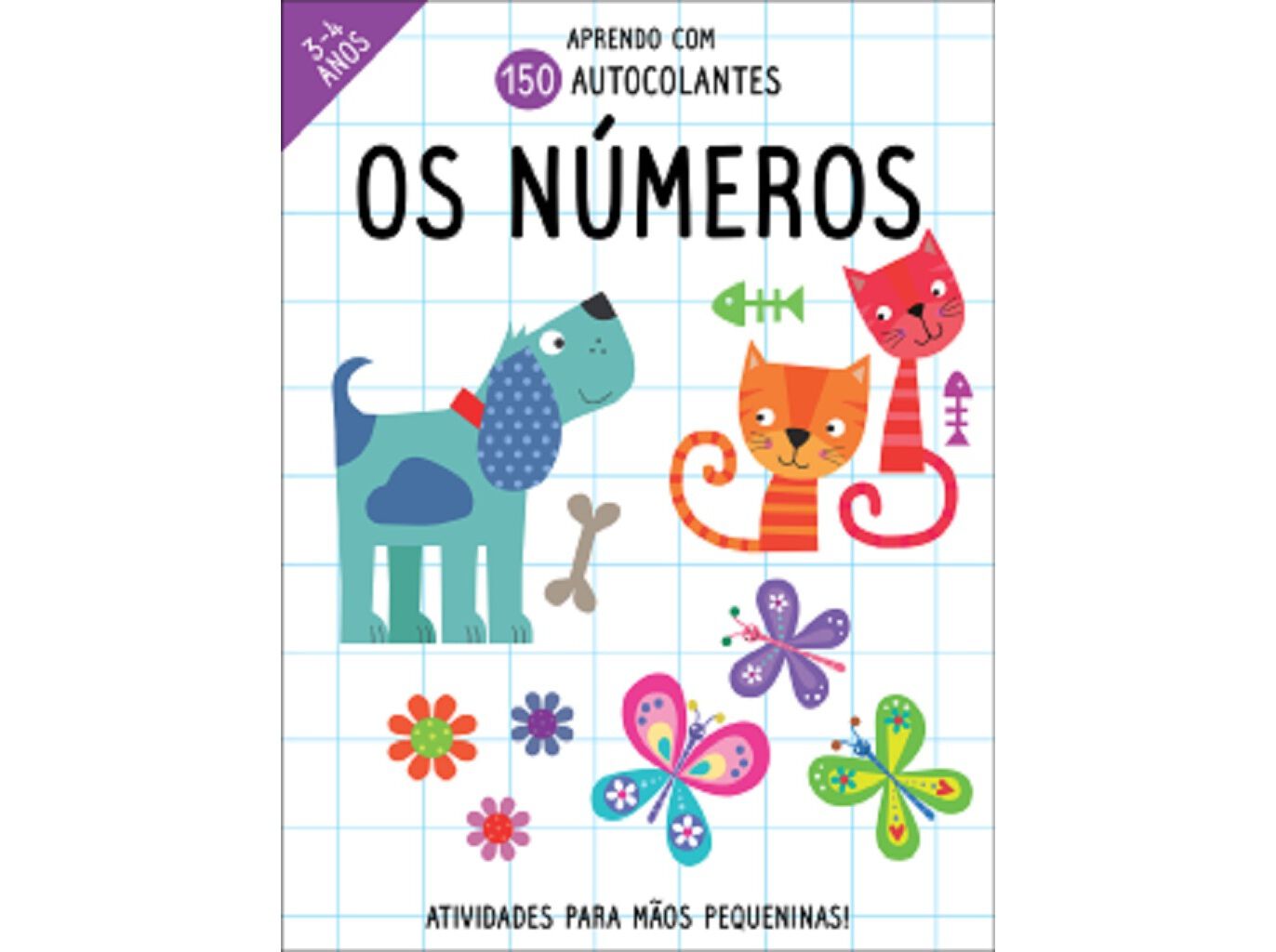 LIVRO APRENDO COM 150 AUTOCOLANTES OS N&Uacute;MEROS image number 0