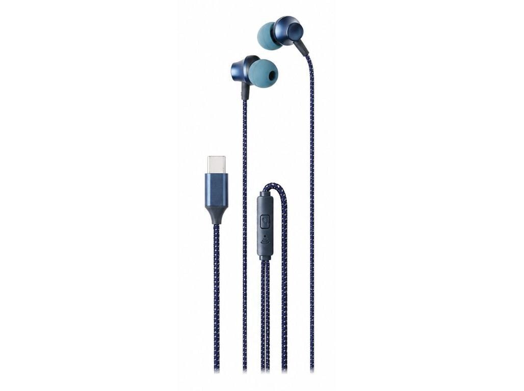 AURICULARES COM FIO QILIVE Q.1422 (IN-EAR AZUL USB-C) image number 0