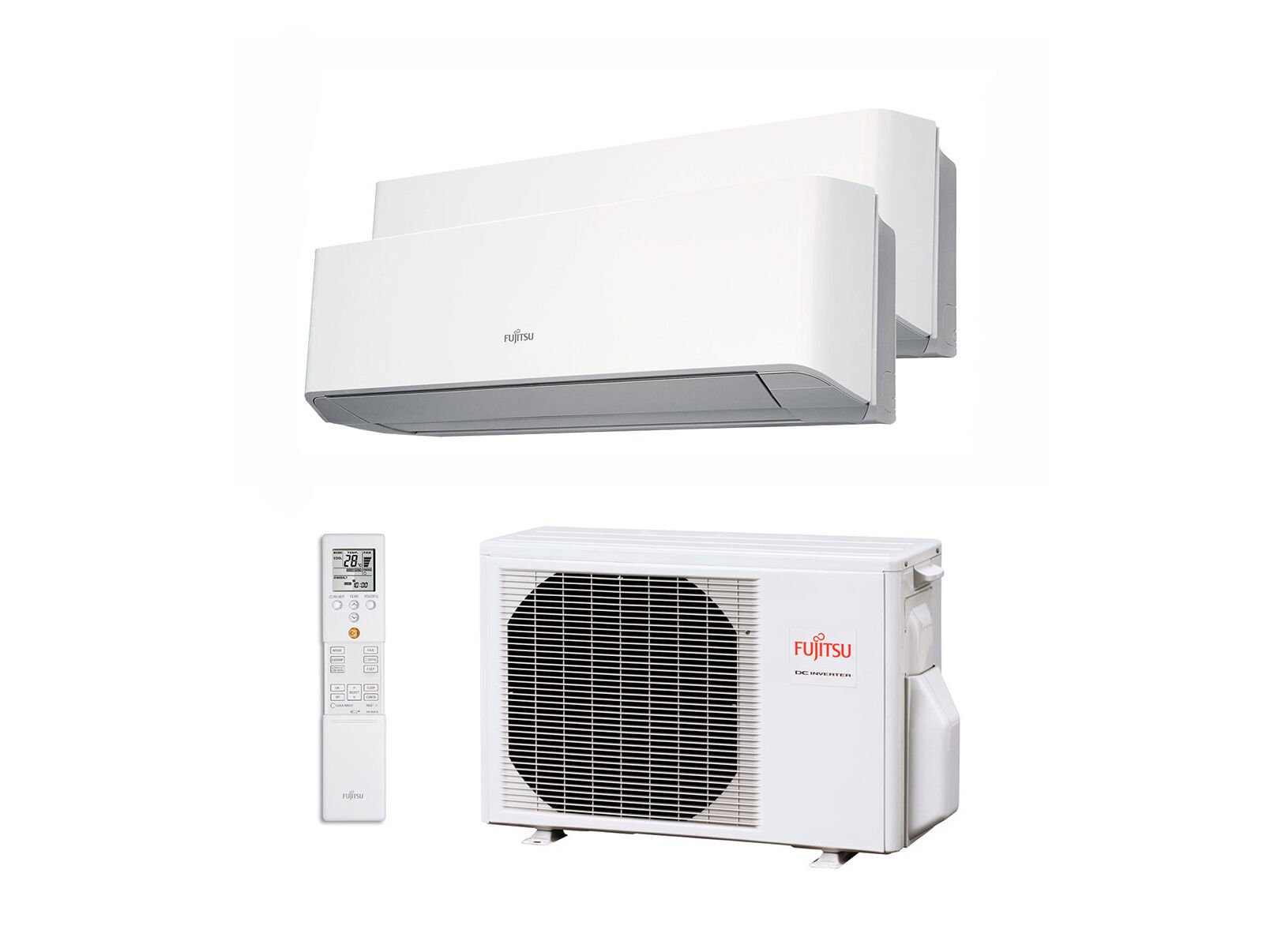 AR CONDICIONADO FIXO FUJITSU ASY3525U11MI-KM MULTISPLIT 9000+12000BTU