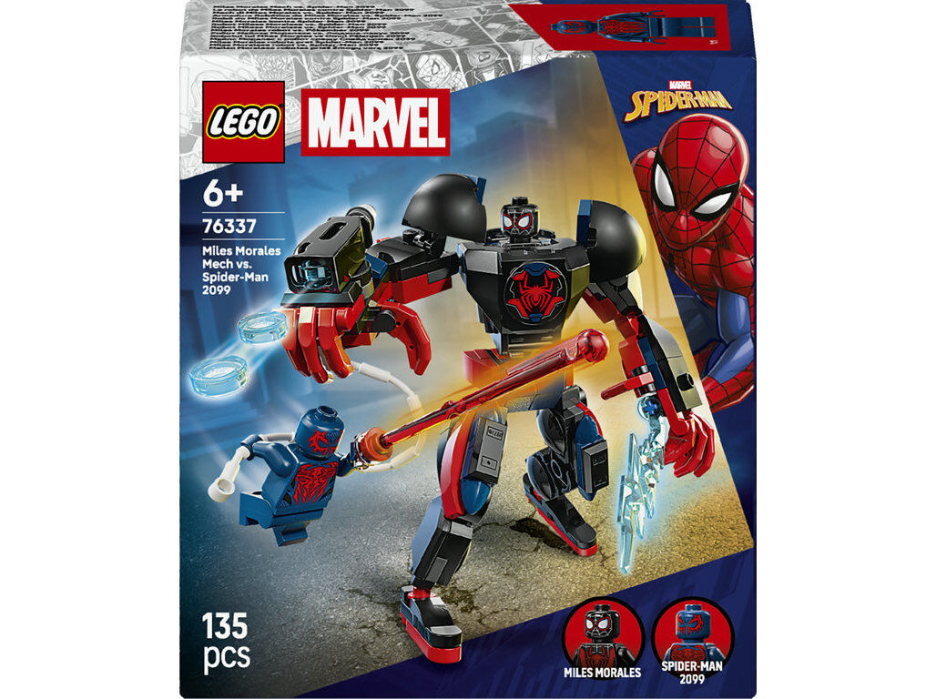 ROB&Ocirc; DO MILES MORALES LEGO SUPER HEROES MARVEL 76337
