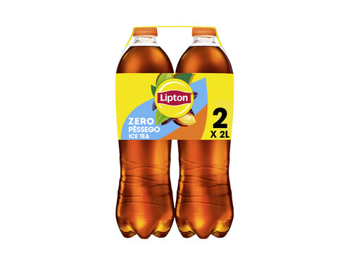 ICE TEA LIPTON PÊSSEGO ZERO 2X2L