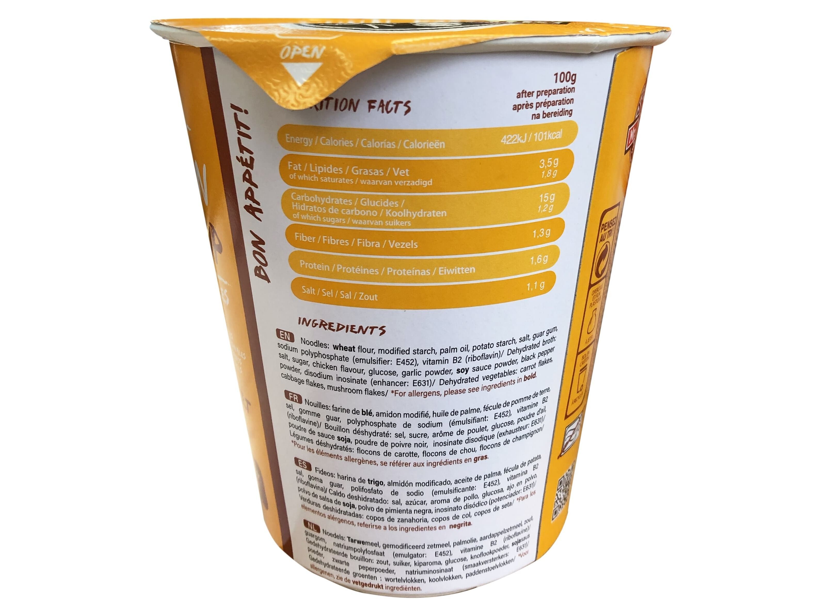 NOODLES / MASSA MR. MIN COPO RAMEN FRANGO 65G image number 1