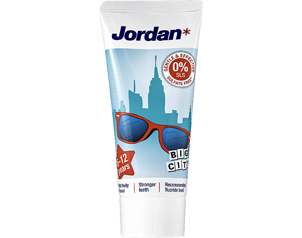 PASTA DE DENTES JUNIOR 6-12 ANOS 50ML JORDAN