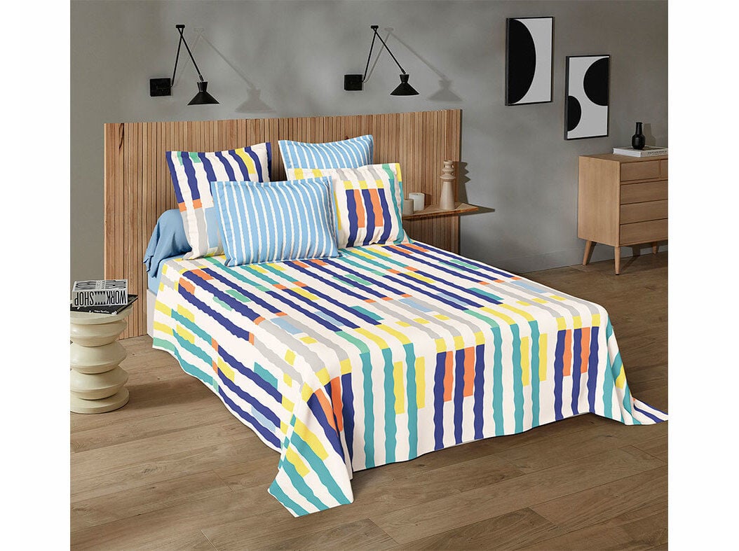 JOGO CAMA ACTUEL 100% ALGOD&Atilde;O RYTHM 240X280CM