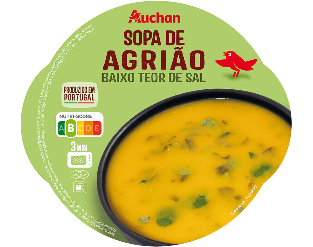 SOPA DE AGRI&Atilde;O AUCHAN 400G