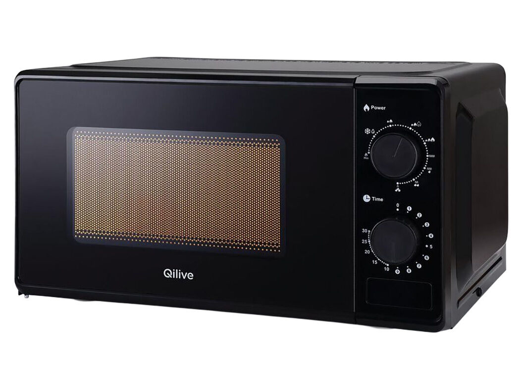 MICRO-ONDAS COM GRILL QILIVE Q.6431 PRETO 20L